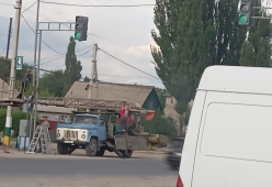 установка светофора