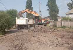 Кочкорбаев көчөнү асфальттоо